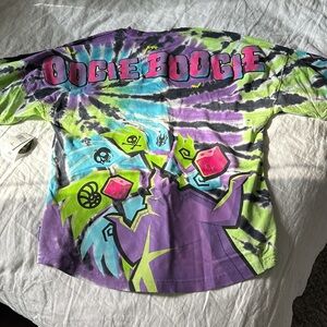Disney Parks OOGIE BOOGIE BASH Halloween Exclusive Spirit Jersey Oversized XS